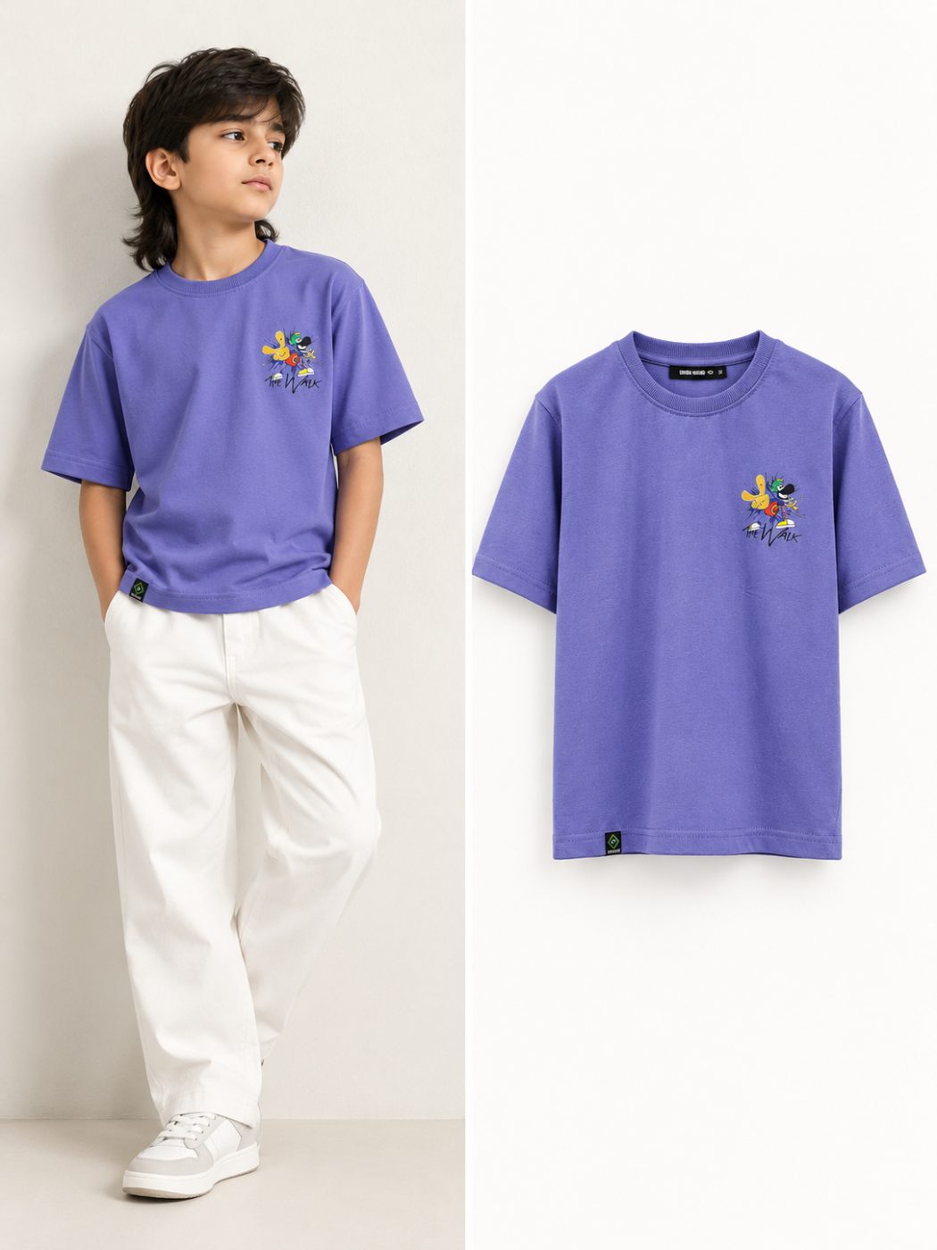 KID'S PRINTED REGULAR FIT T-SHIRT