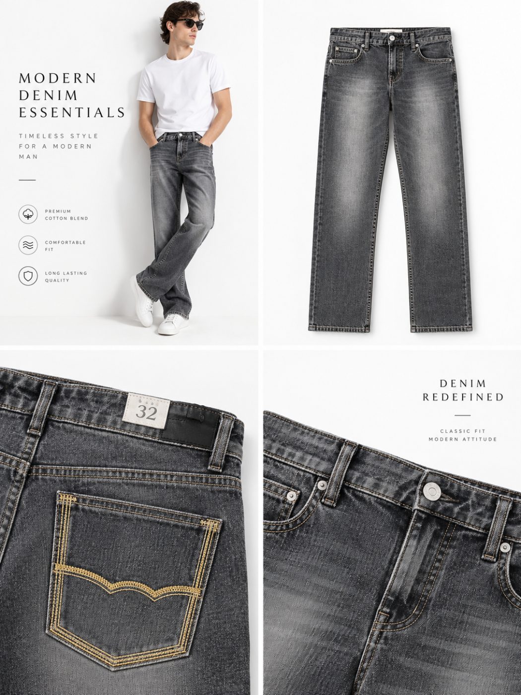 MEN'S STRAIGHT-FIT JEAN'S