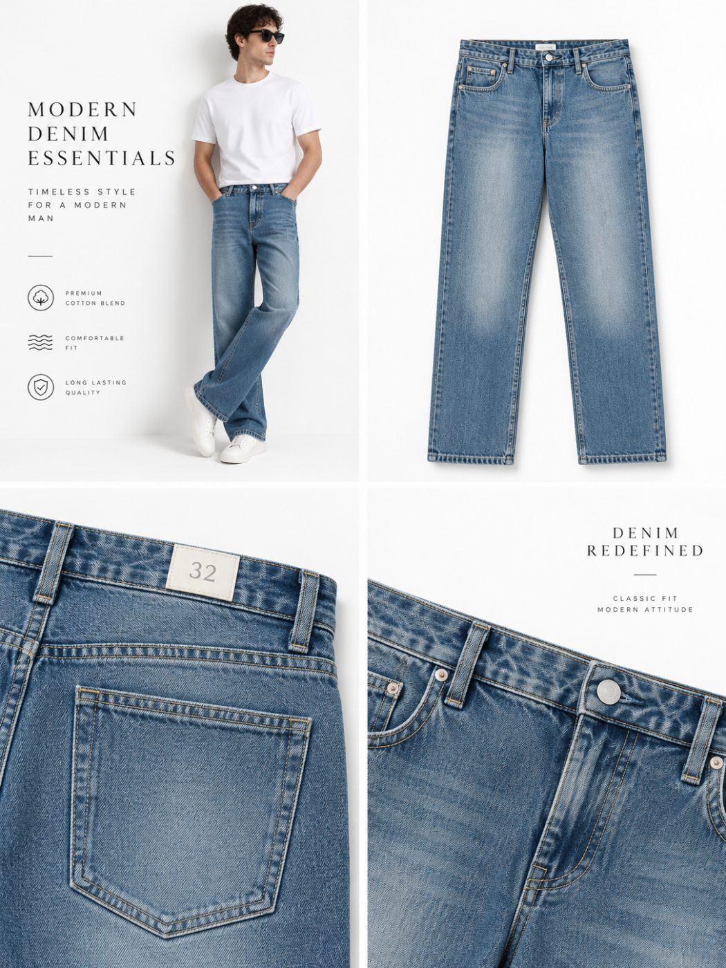 MEN'S STRAIGHT-FIT JEAN'S